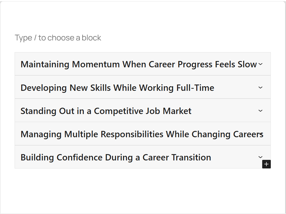 Posts gathered in the Chapter Book Section block. 